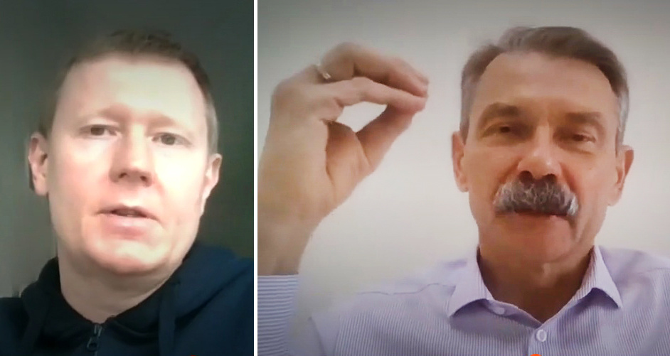 Ученый-биолог, профессор РАН Алексей Москалев и врач-диетолог, реабилитолог Андрей Тарасевич. Видеоинтервью с YouTube-канала «Путь долгожителя»