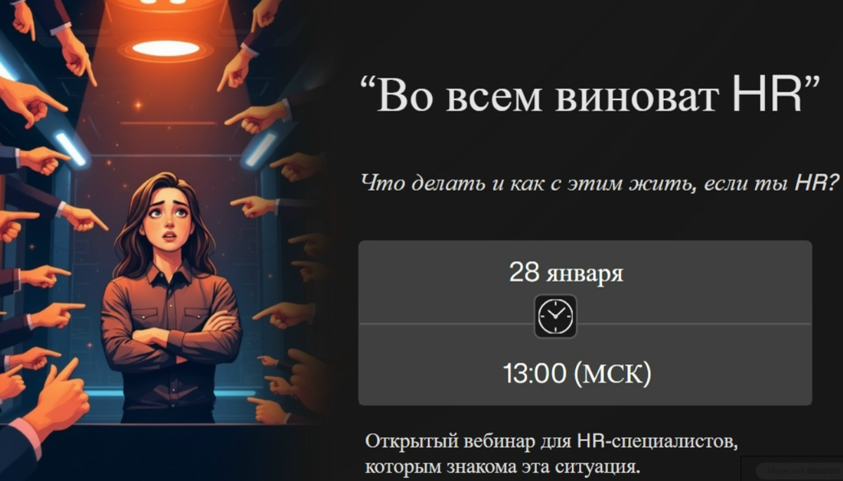 Подписывайтесь на наш канал в ТГ https://t.me/GK_HR_2026, чтобы не пропустить самое интересное. Ссылка будет там же !!!