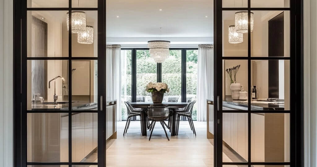 Дверь в кухню: плюсы, минусы, альтернативы