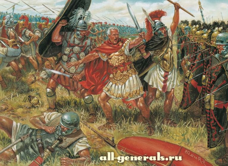 битва при Фарсале в 48 году до н.э.