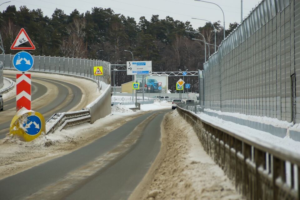    Новая транспортная развязка в Барнауле. Источник: Виталий Барабаш/"Толк"