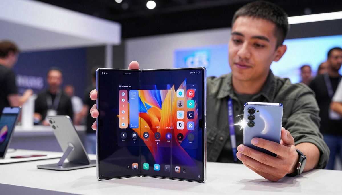 Samsung раскрыл революционный Z TriFold на CES 2026, а Motorola ответила камерой на 200 Мп