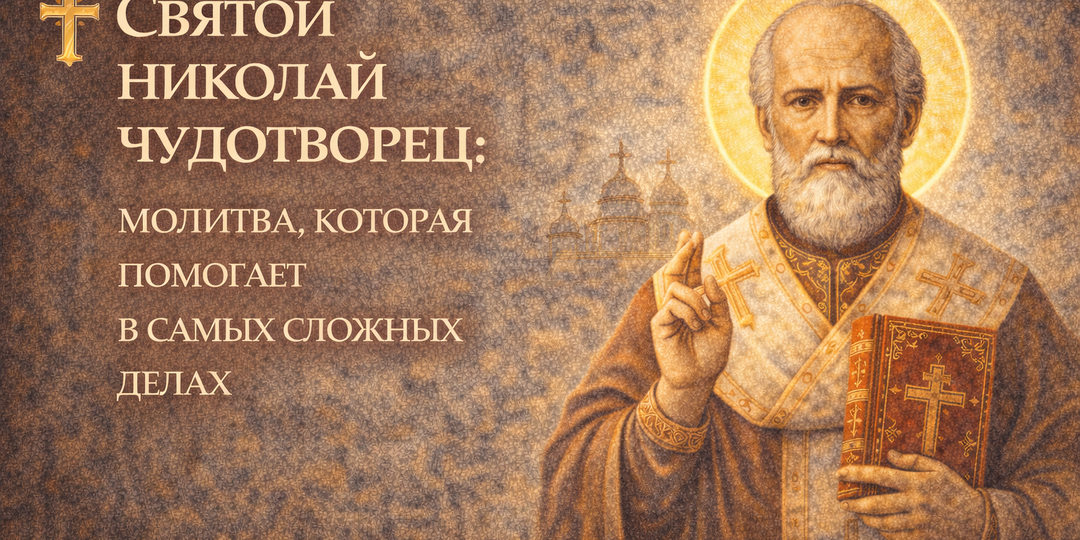 СВЯТОЙ НИКОЛАЙ ЧУДОТВОРЕЦ: МОЛИТВА, КОТОРАЯ ПОМОГАЕТ В САМЫХ СЛОЖНЫХ ДЕЛАХ