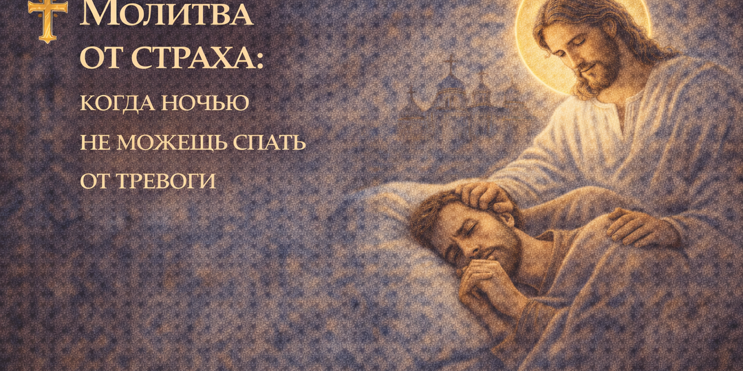 МОЛИТВА ОТ СТРАХА: КОГДА НОЧЬЮ НЕ МОЖЕШЬ СПАТЬ ОТ ТРЕВОГИ