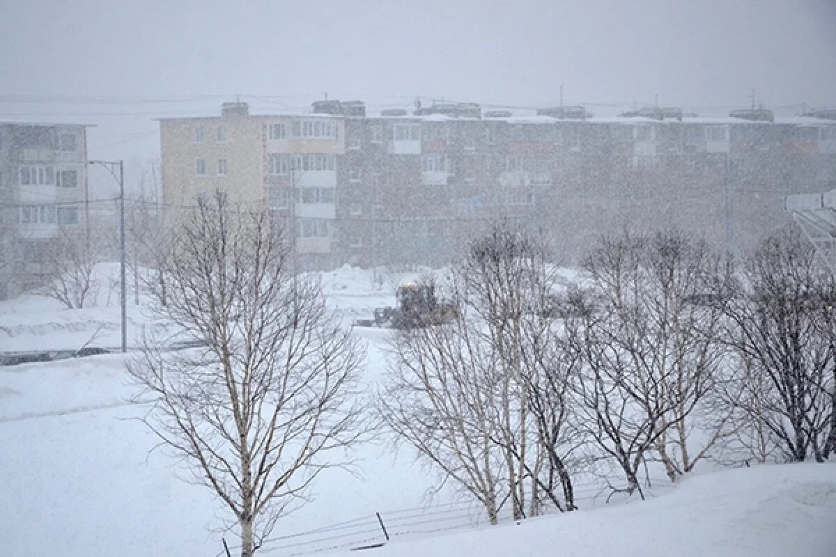    В выходные на Камчатке ожидается ураганный ветер и снег