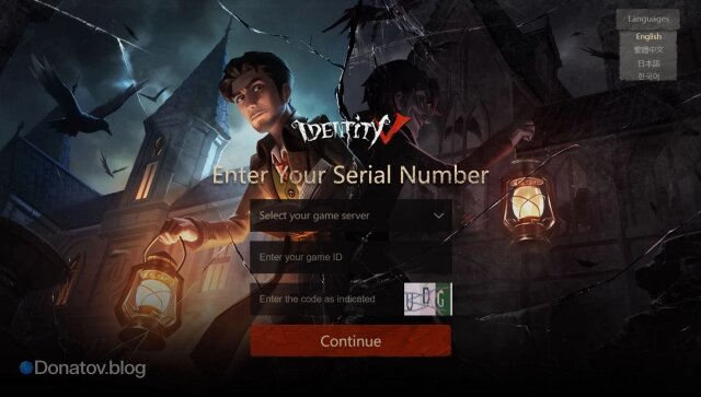    Официальный сайт Identity V