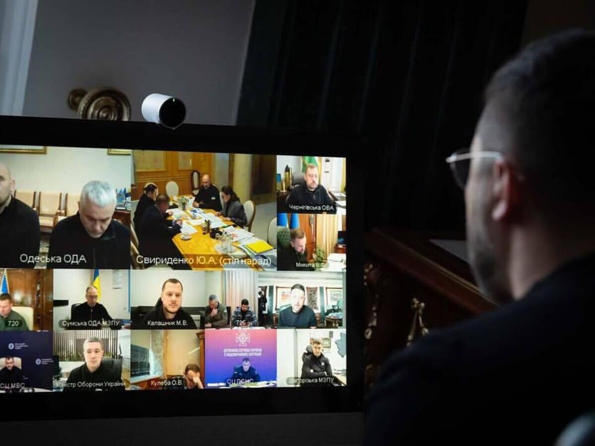    Совещание Зеленского 21.01.2026© Телеграм-канал Ярослава Железняка