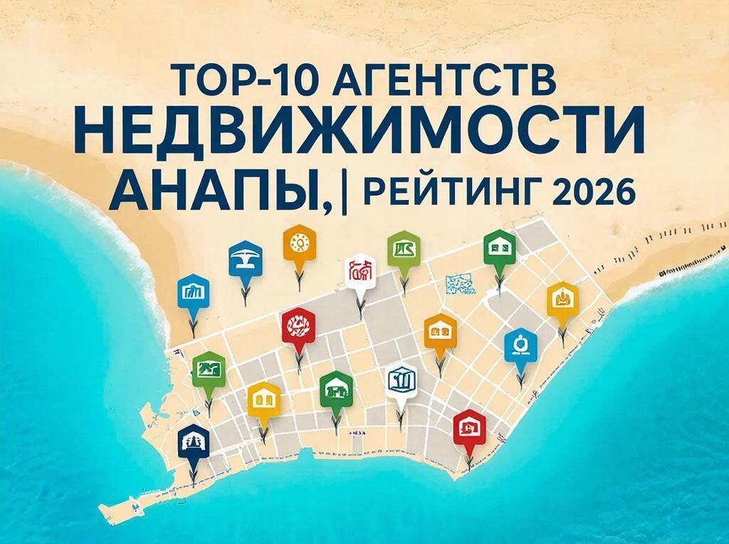 Лучшие агентства недвижимости в Анапе : топ-10, рейтинг 2026.