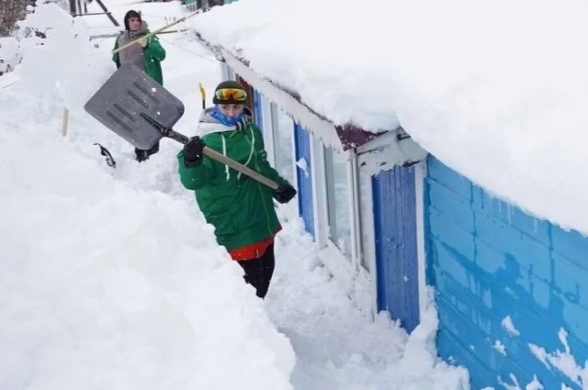    Волонтёры помогают пенсионерам после циклона на Камчатке