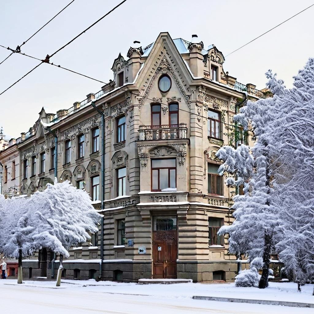 С момента создания предприятия главное здание сильно изменилось.  Фото: Изображение сгенерировано с помощью нейросетей / Станислав Казаченко