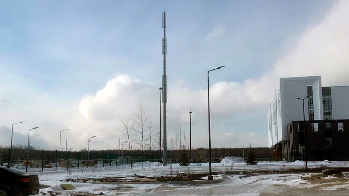 Пример работ: поставка опоры сотовой связи к проведению Универсиады 2023, Екатеринбург.