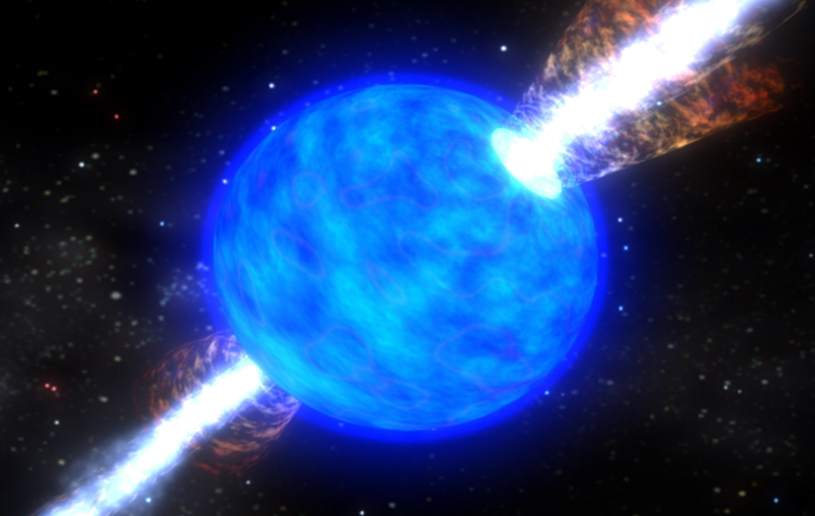 Частица с энергией без ускорителя