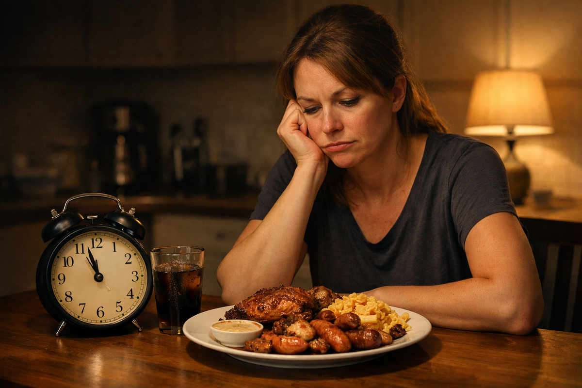 Поздний и плотный ужин