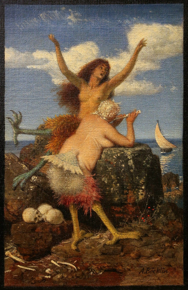 Арнольд Бёклин. Сирены. 1875. Национальная галерея Берлина.
