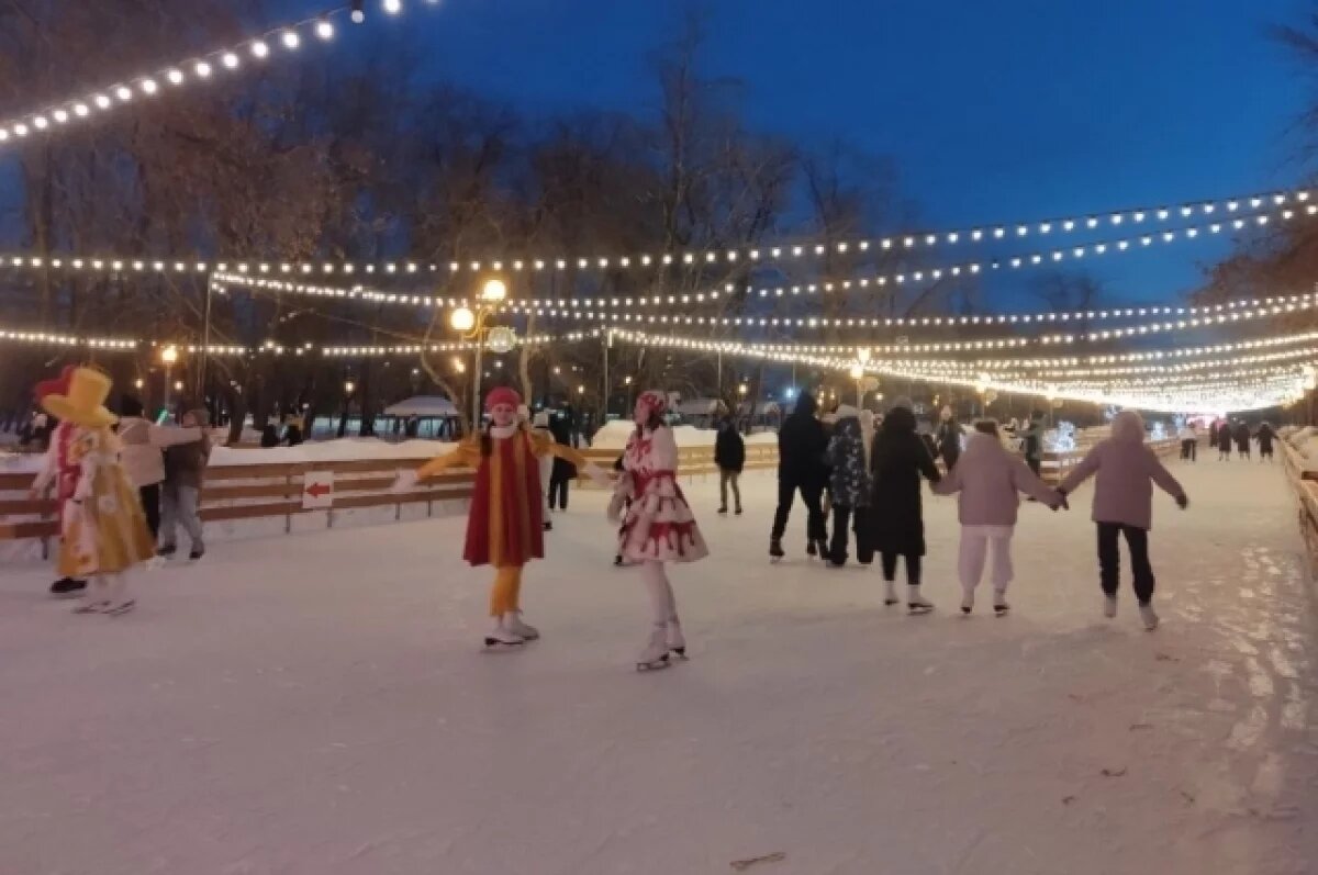    В Челябинске из-за сильного мороза закрыли общественные катки