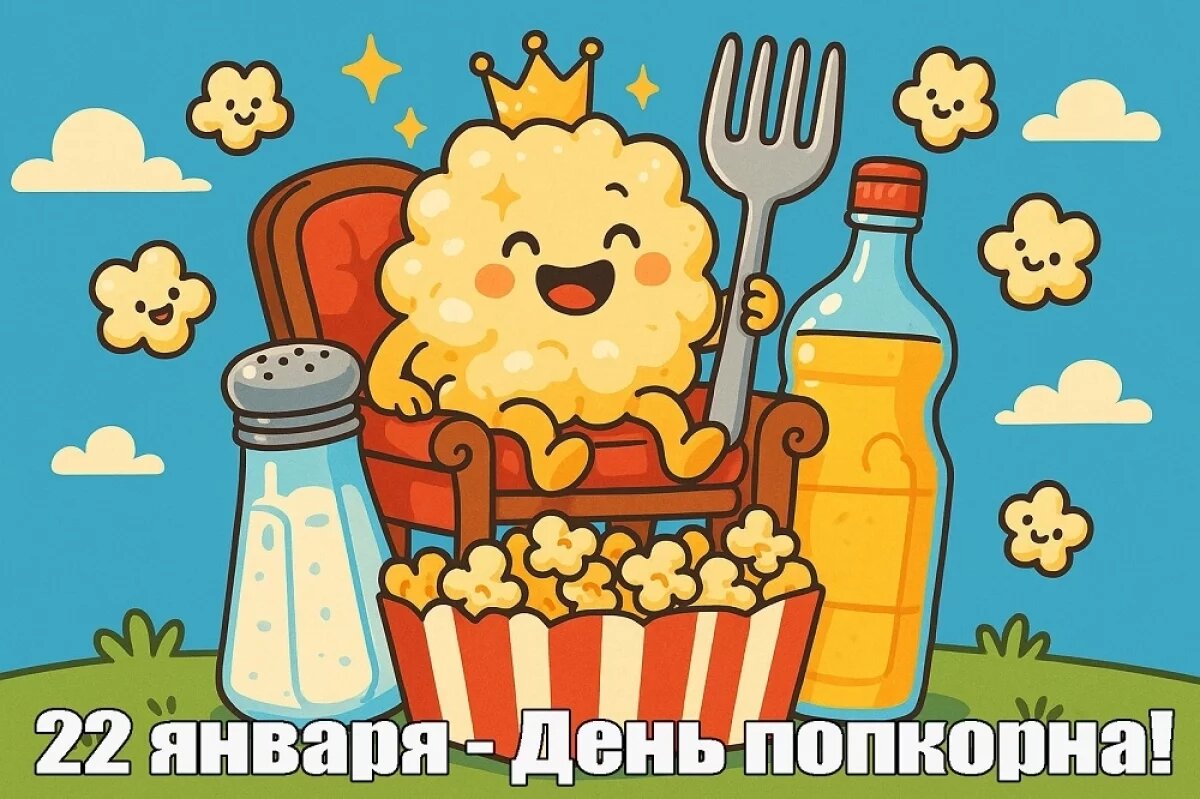    Всемирный день попкорна — открытки