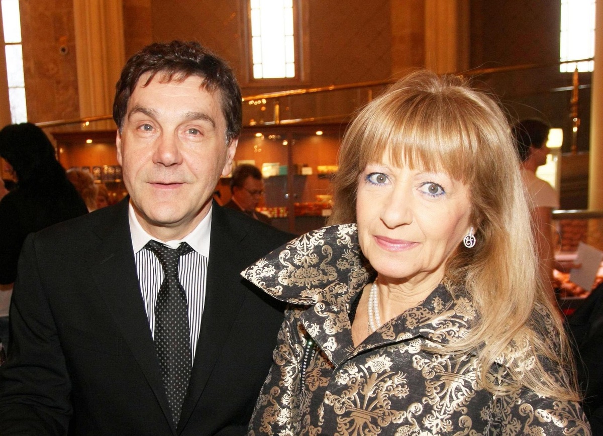 Сергей Маковецкий с женой Еленой