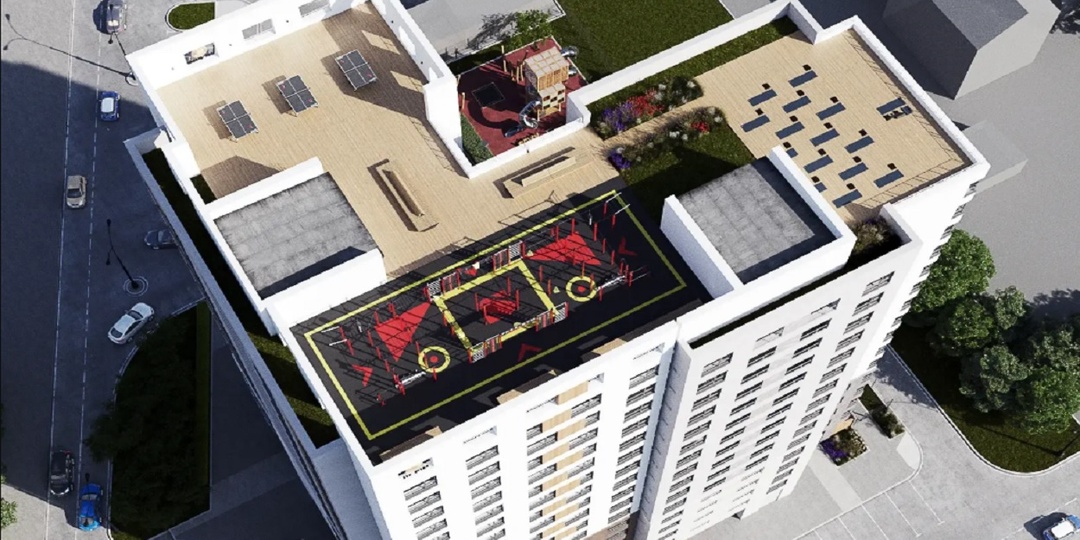 17-этажку со спортивной площадкой на крыше начали строить на берегу Оби в Барнауле