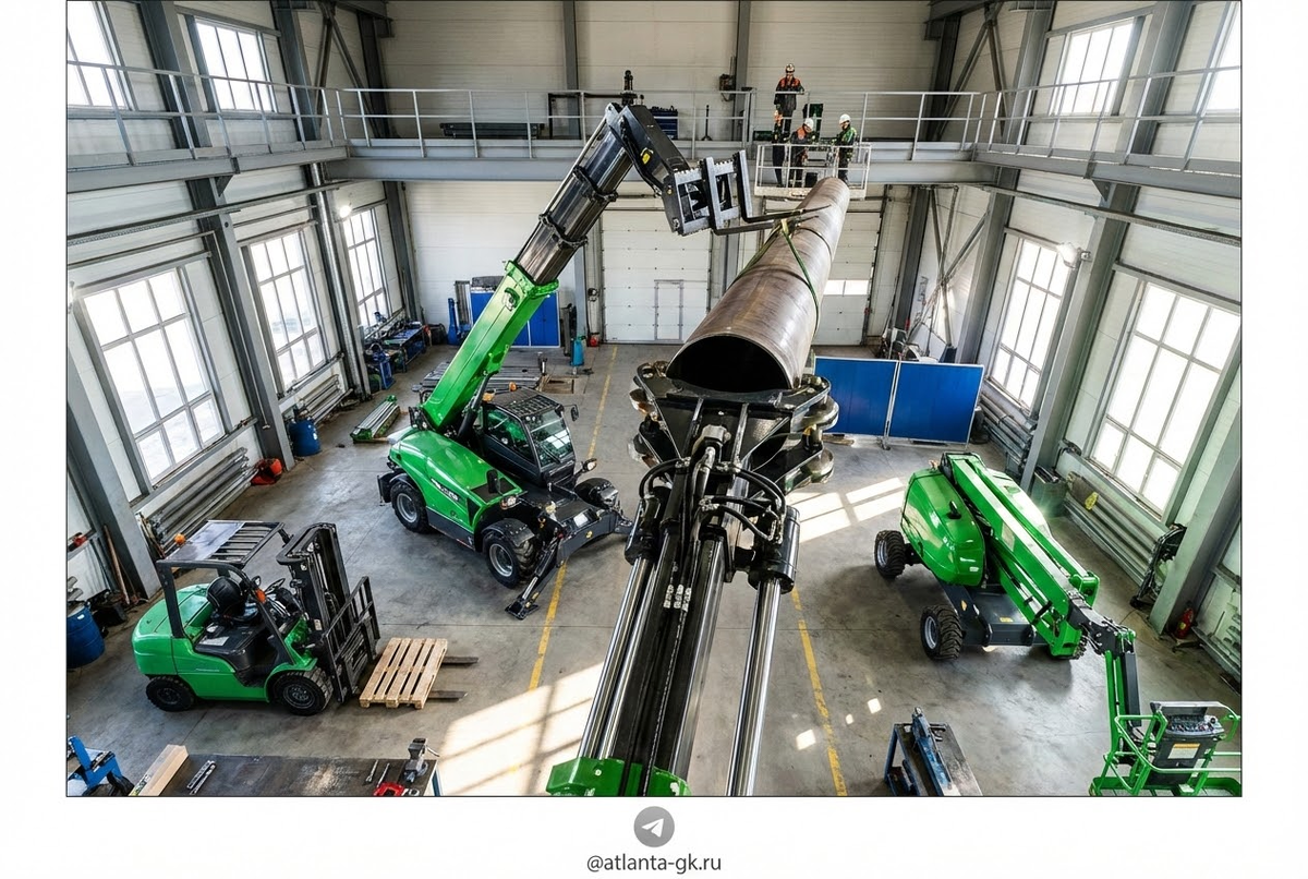    Как выбрать телескопическое устройство, учитывая рабочую высоту подъемника Atlanta-gk