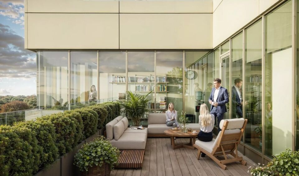    Эскиз здания на Змеиногорском, 100 г. Источник: мастерская «Классика»