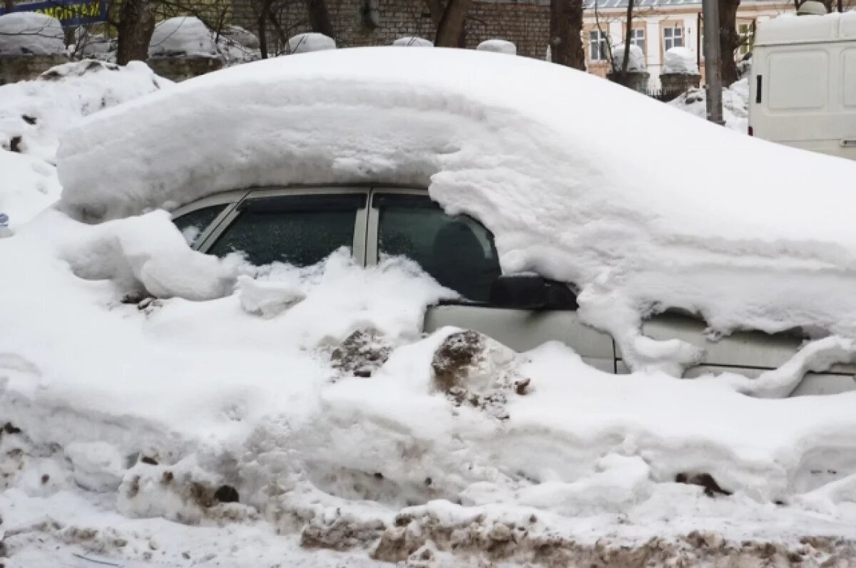    Сугробы как на Камчатке.