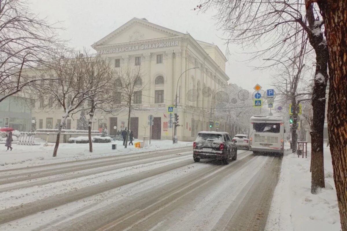    В Краснодарском крае 23 января ожидается резкое ухудшение погоды