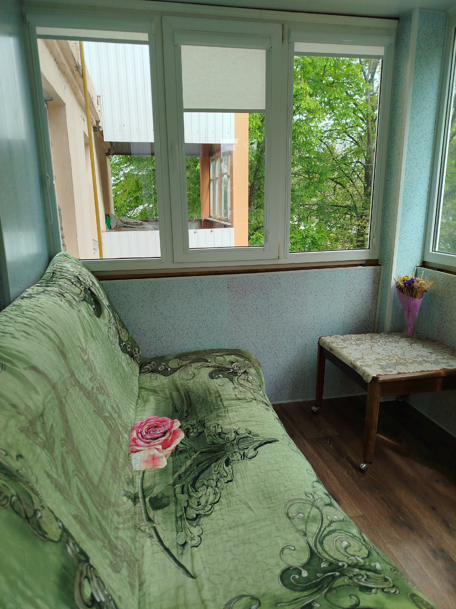 Наша лоджия. Фото автора.