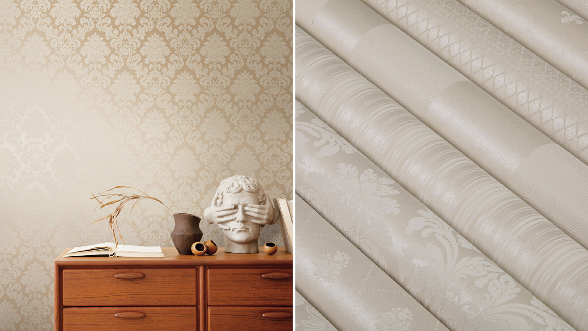 Коллекция обоев в классическом стиле Milassa «Дамаск»