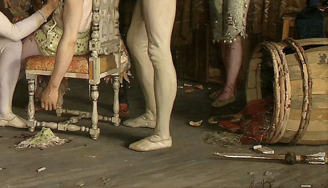 "Роковая ошибка", Михаил Игнатьев, фрагмент картины