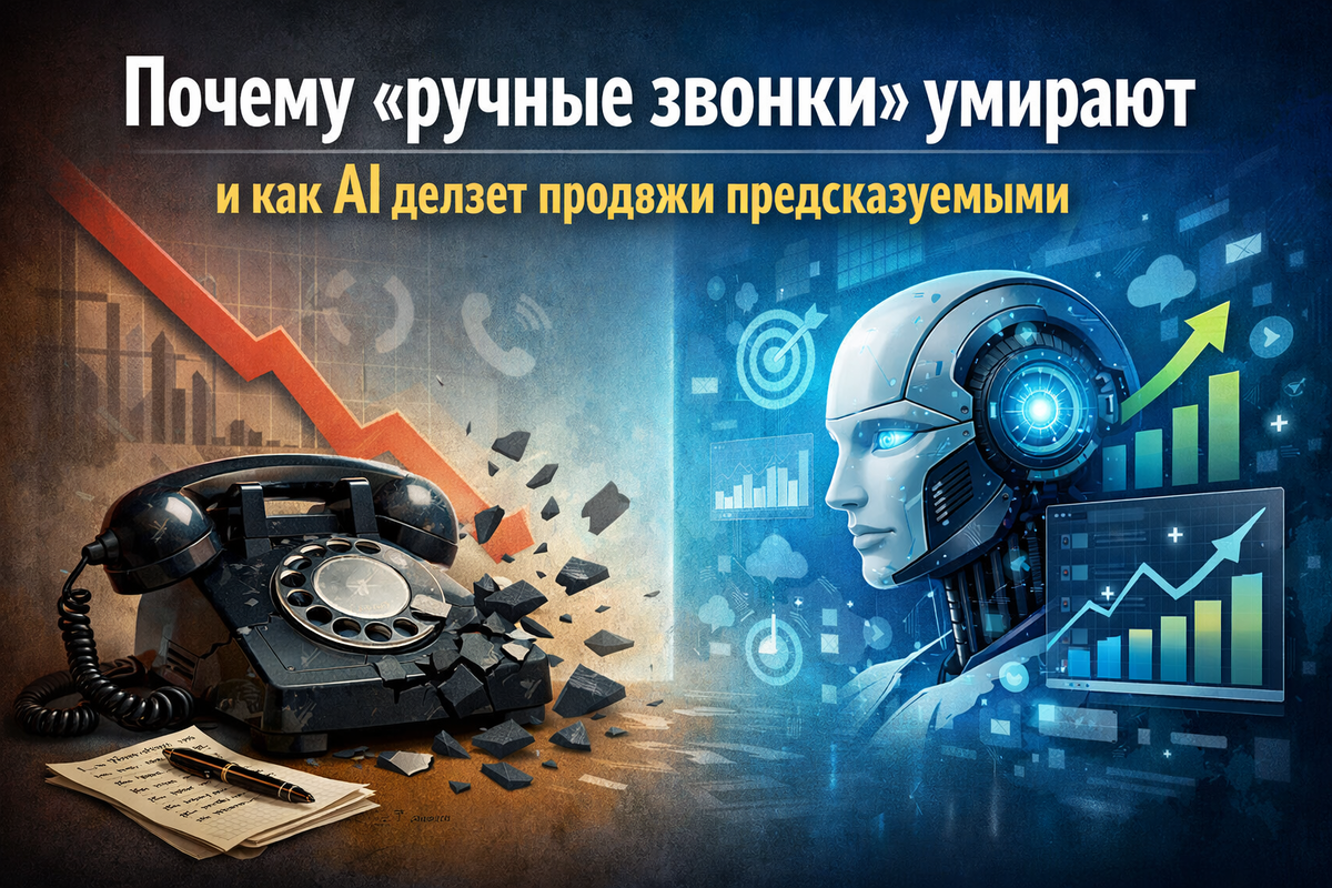    Почему «ручные звонки» умирают и как AI делает продажи предсказуемыми Никита Титов