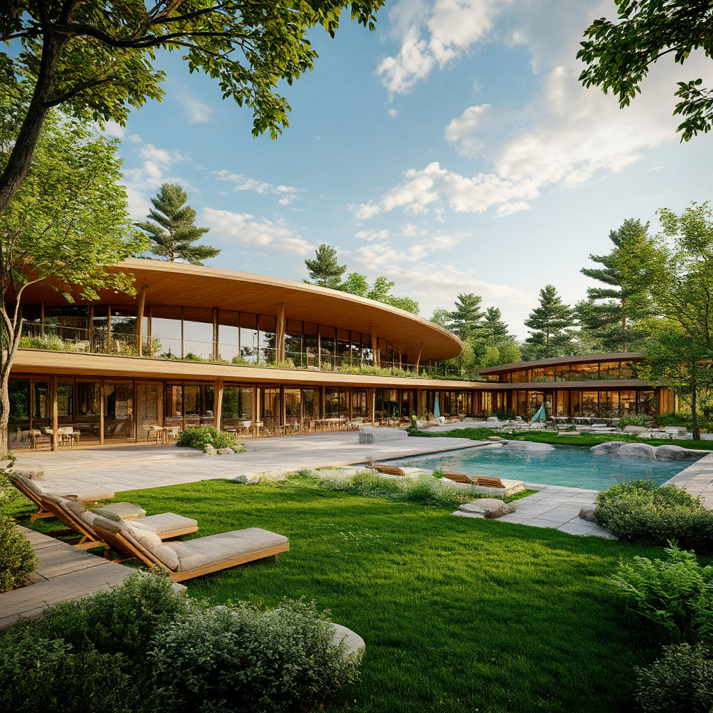 Проект баз отдыха в лесу