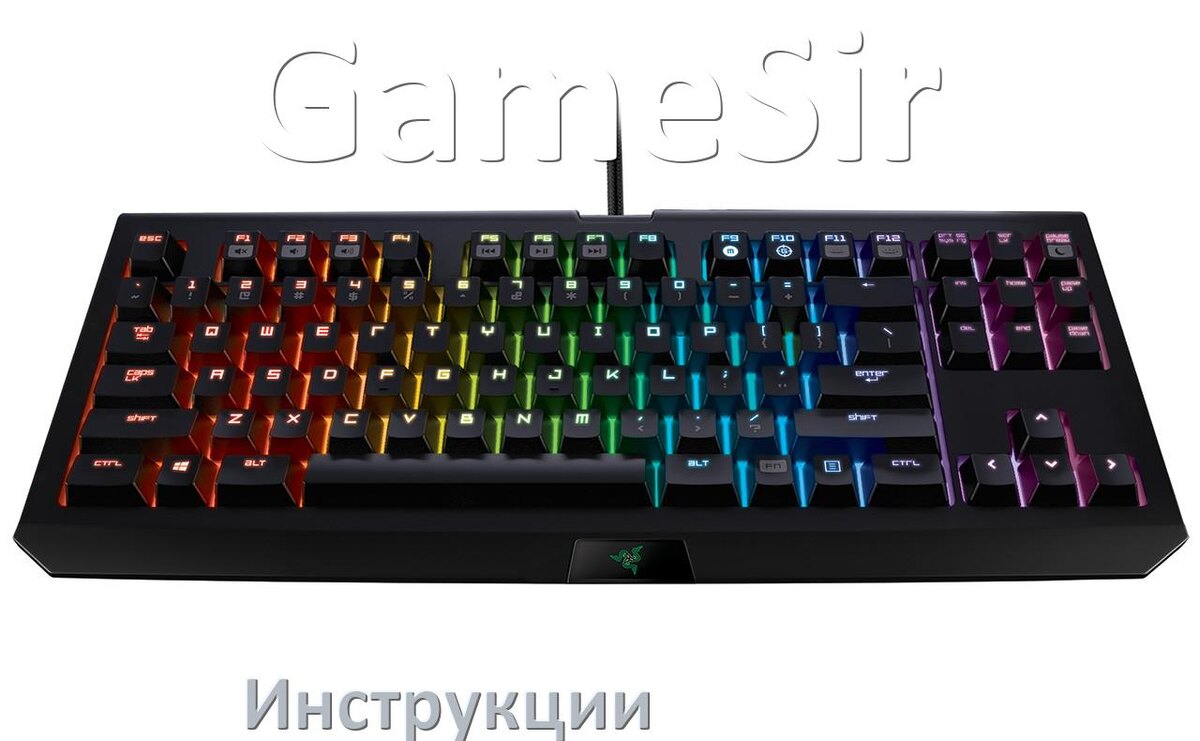 
Инструкция по эксплуатации клавиатуры GameSir руководство пользователя на русском