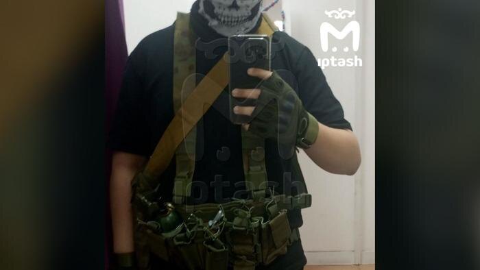 Напавший на школу в Нижнекамске. Обложка © Mash Iptash