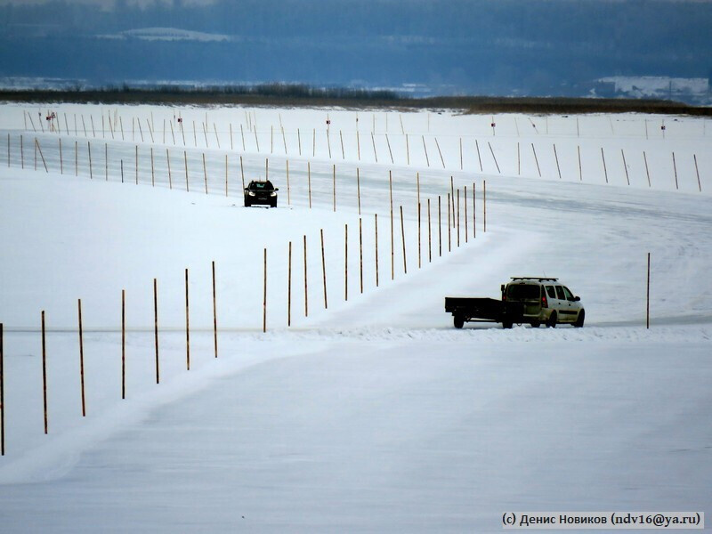 Ледовая переправа "Казань - Верхний Услон"