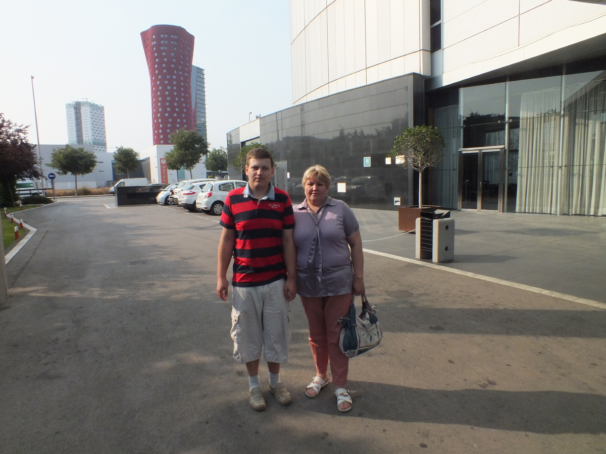 Недалеко от отеля в Барселоне