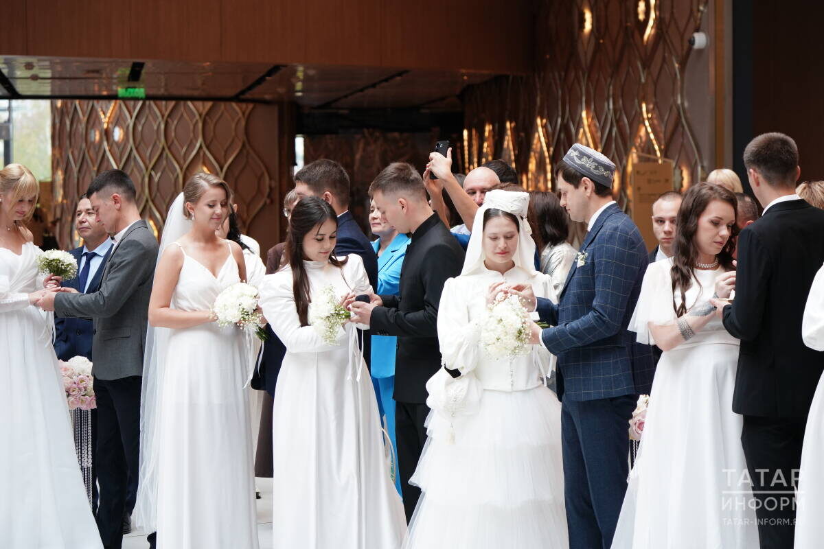 Второй год в регионе проводится одновременная регистрация брака 45 парФото: © Салават Камалетдинов / «Татар-информ»