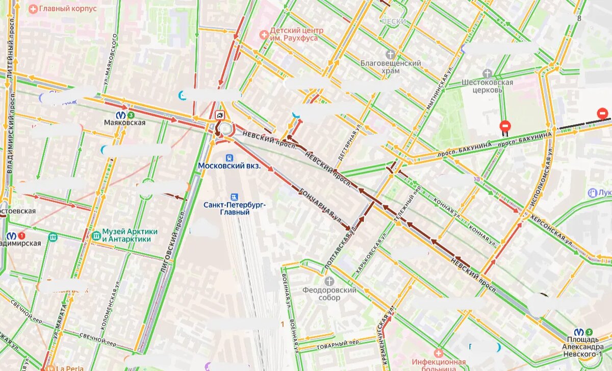    Фото: скриншот сервиса «Яндекс.Пробки»