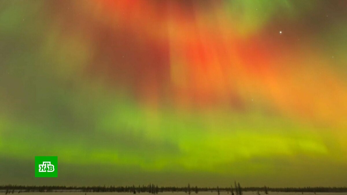    Полярное сияние дотянулось до Крыма и Кавказа