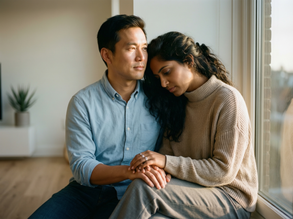 Близость — это не когда нет проблем. Это когда вы смотрите в разные стороны, но всё равно чувствуете плечо рядом.