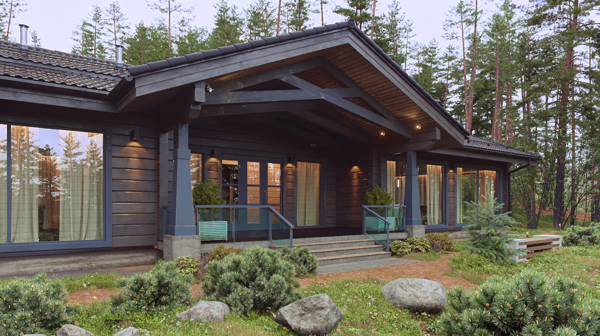 Большой дом для комфорта и проживания