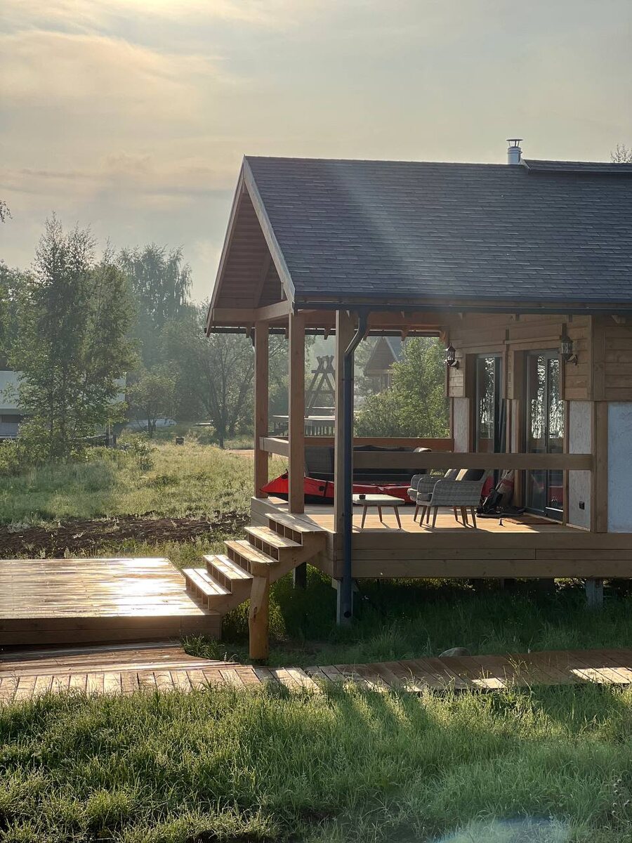 Домик всего 36 квадратов, на 4 человек