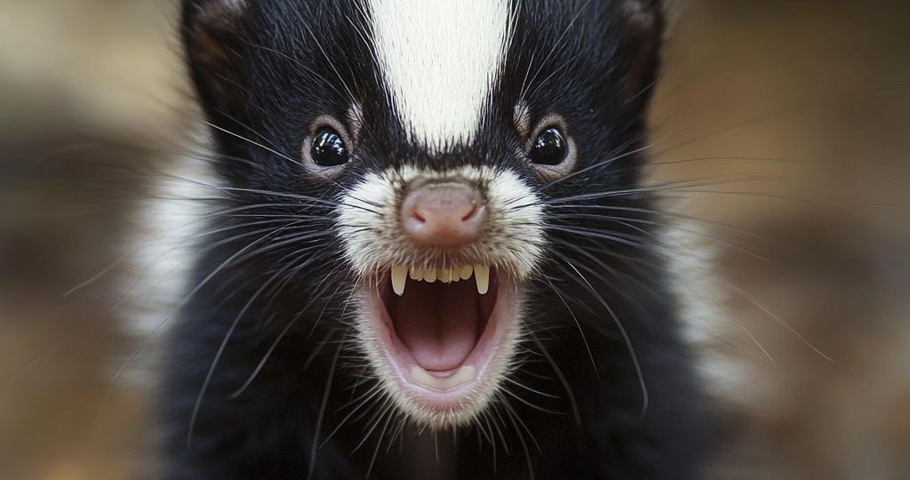 Скунсы: ароматные звезды заднего двора