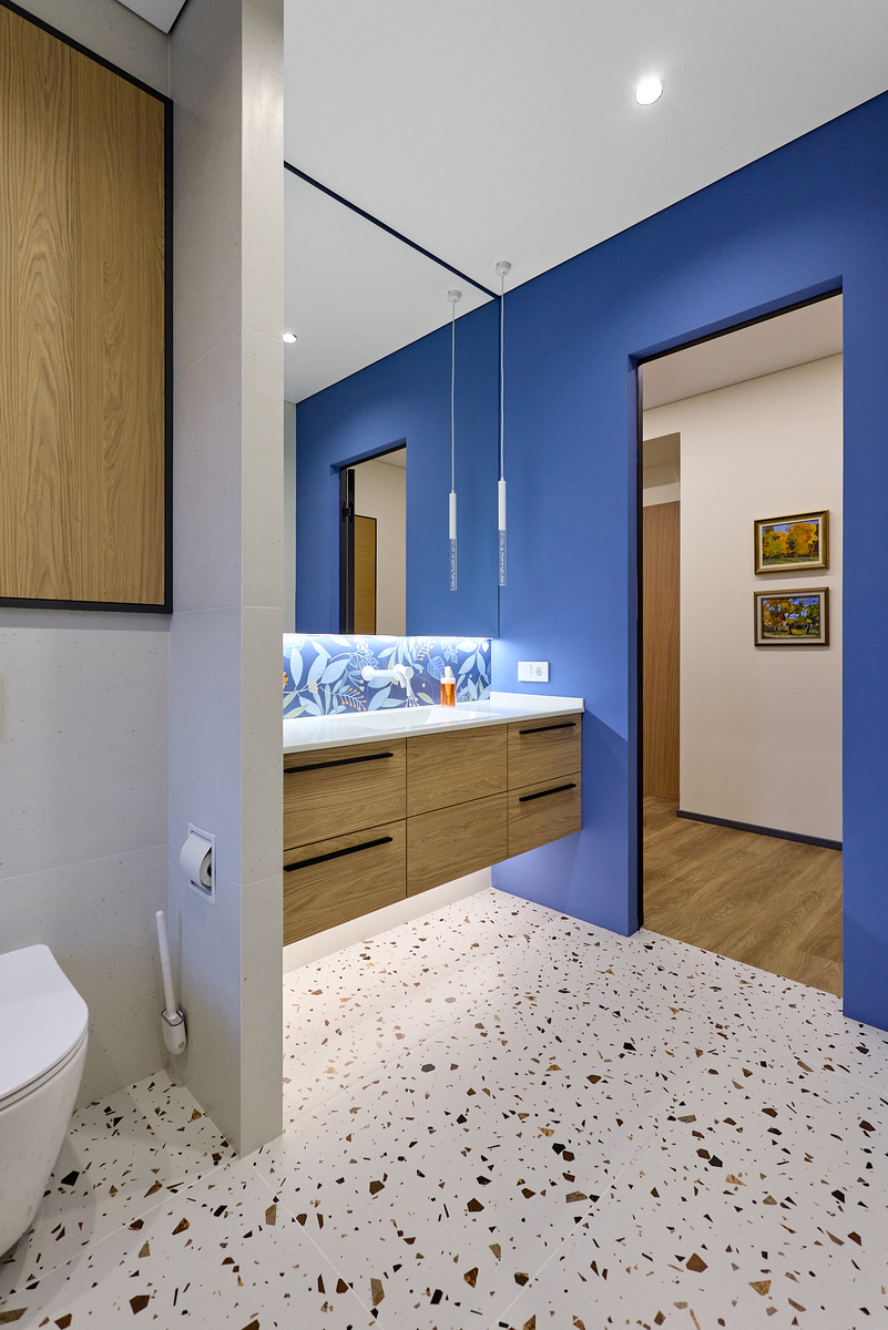 плитка Dado Wallpapers, Blue Forest, 60х120 см. Дизайнер Денис Стальмаков