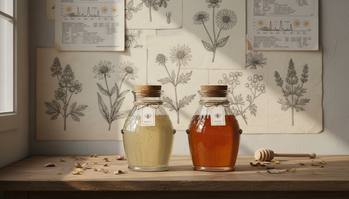 Один орт меда в разные года