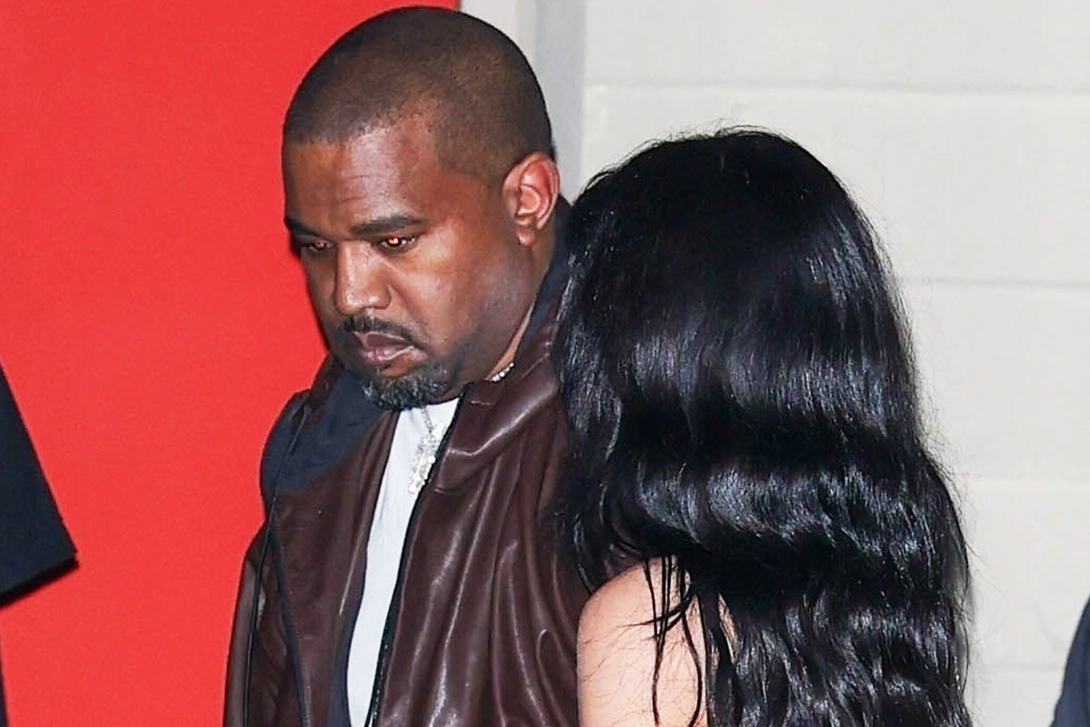     Бьянка Цензори в откровенном наряде и располневший Канье Уэст появились на премьере в Лос-Анджелесе