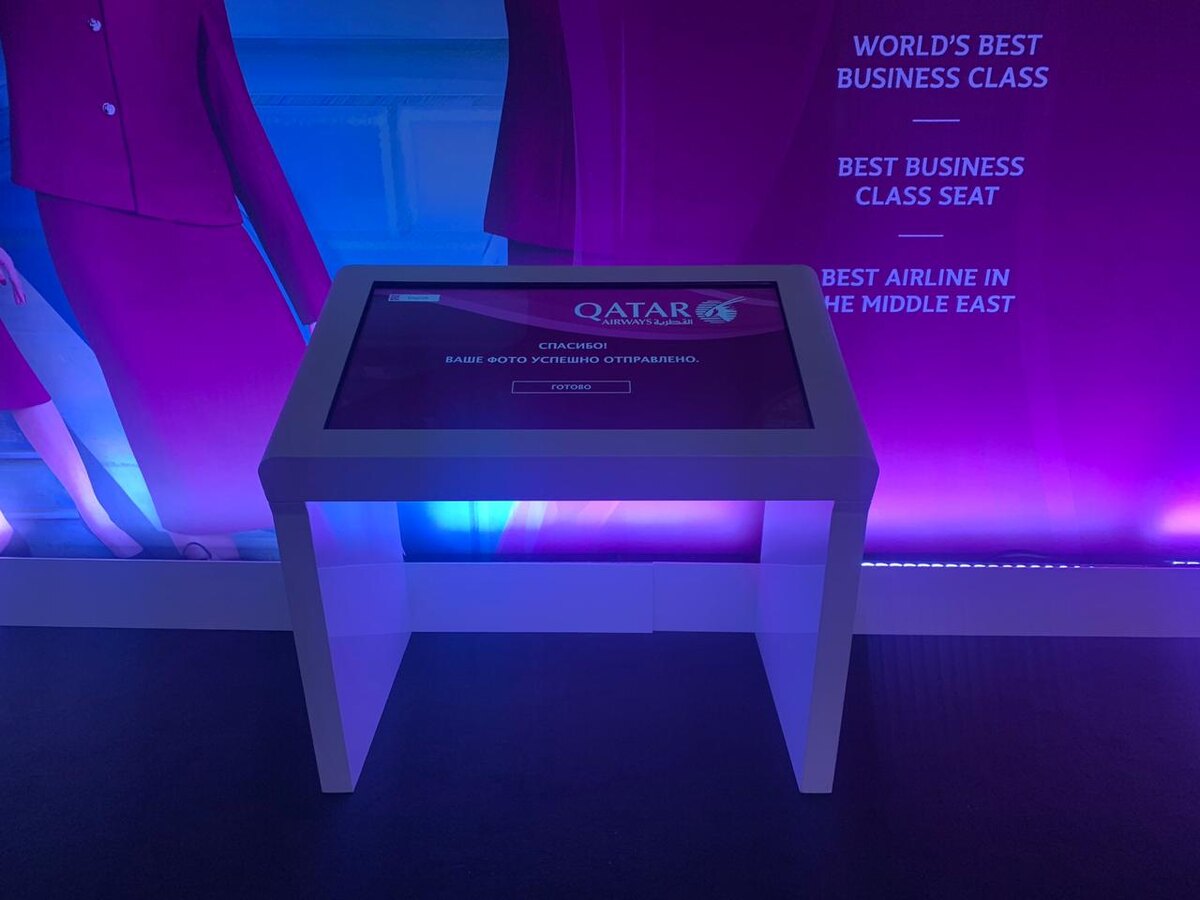 Интерактивные сенсорные мультитач столы для выставок и Арт инсталляций