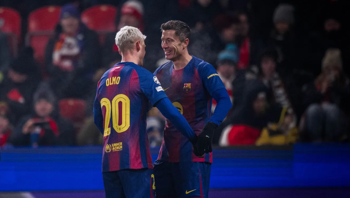 Кушей — 10'(1:0), Фермин Лопес — 34'(1:1), Фермин Лопес — 42'(1:2), Роберт Левандовский(автогол) — 10'(2:2), Дани Ольмо — 63'(2:3), Дани Ольмо — 63'(2:3), Роберт Левандовский — 71'(2:4)