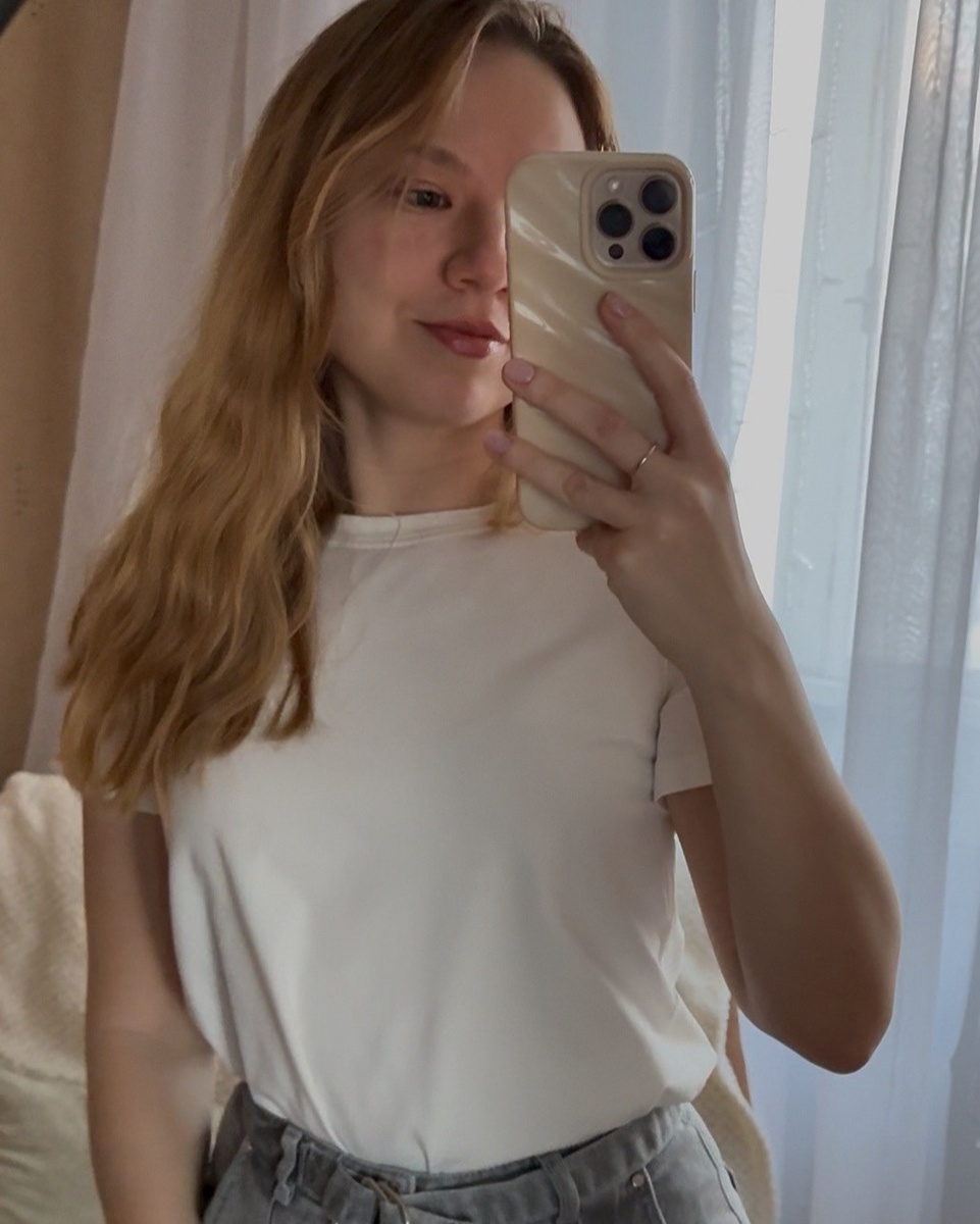 базовая белая футболка