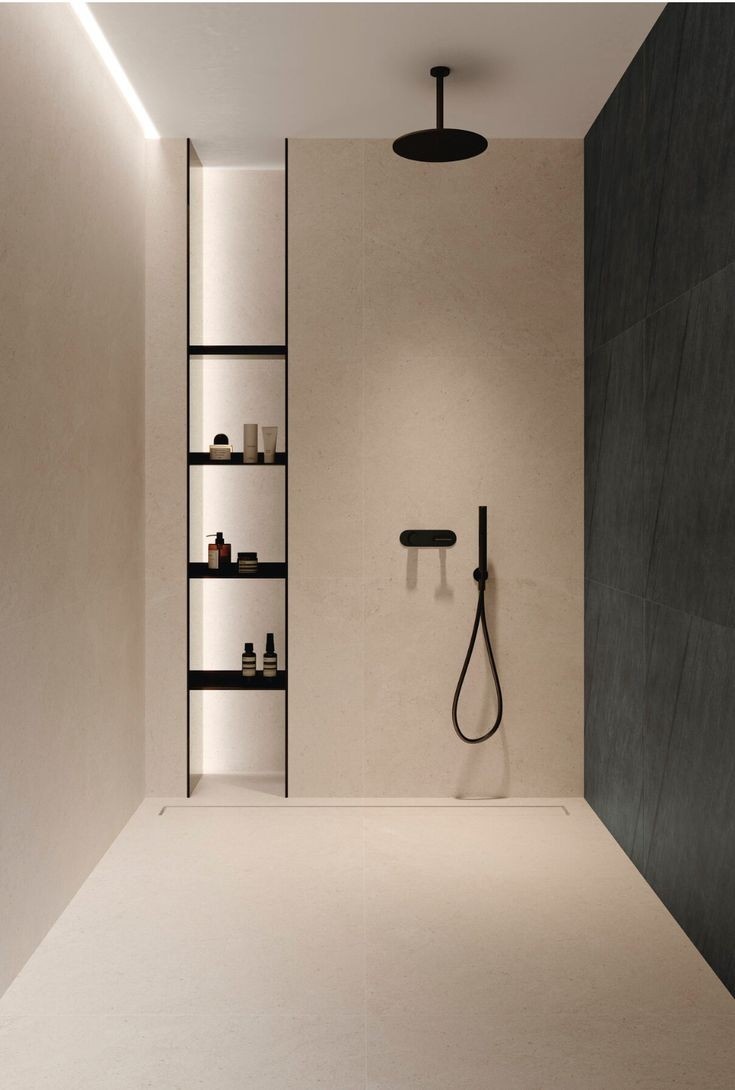 Трендовая душевая. Взято из Пинтерест