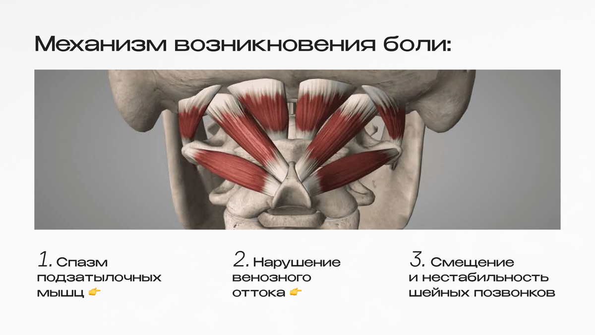 Механизм возникновения боли